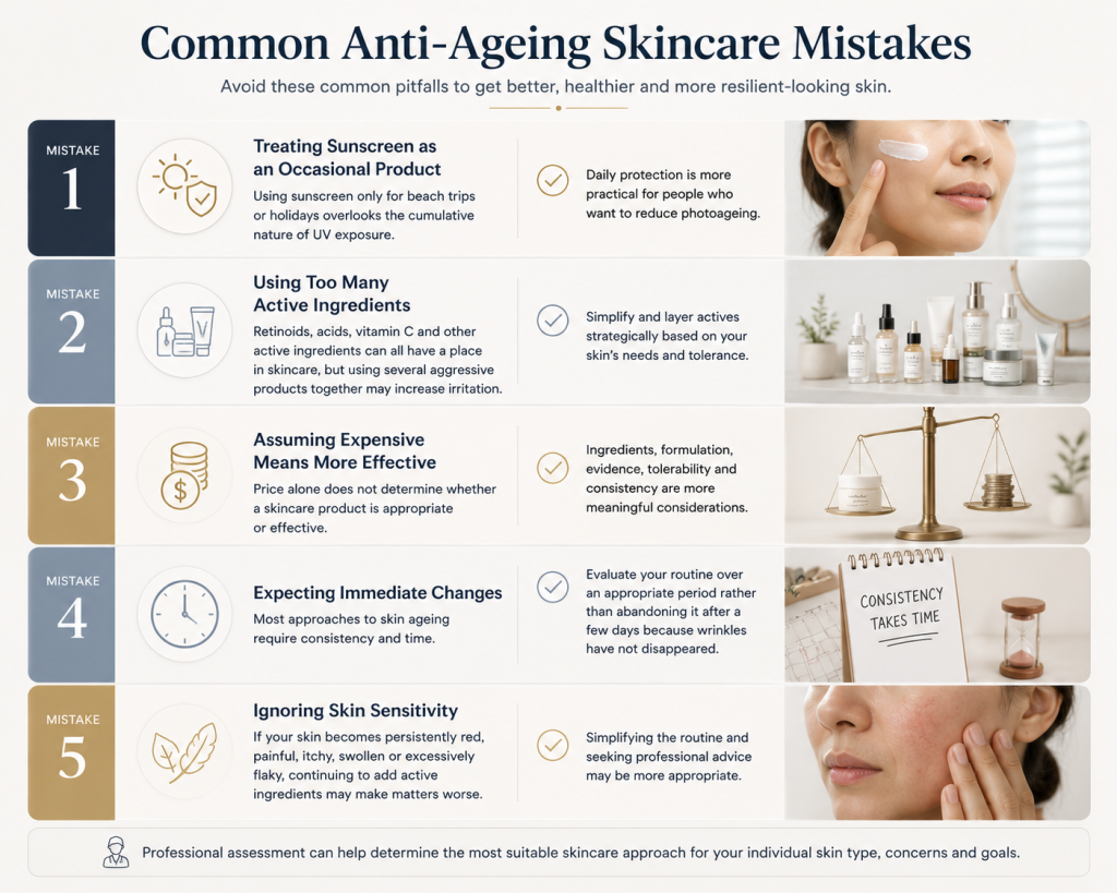 Common Anti-Ageing Skincare Mistakes