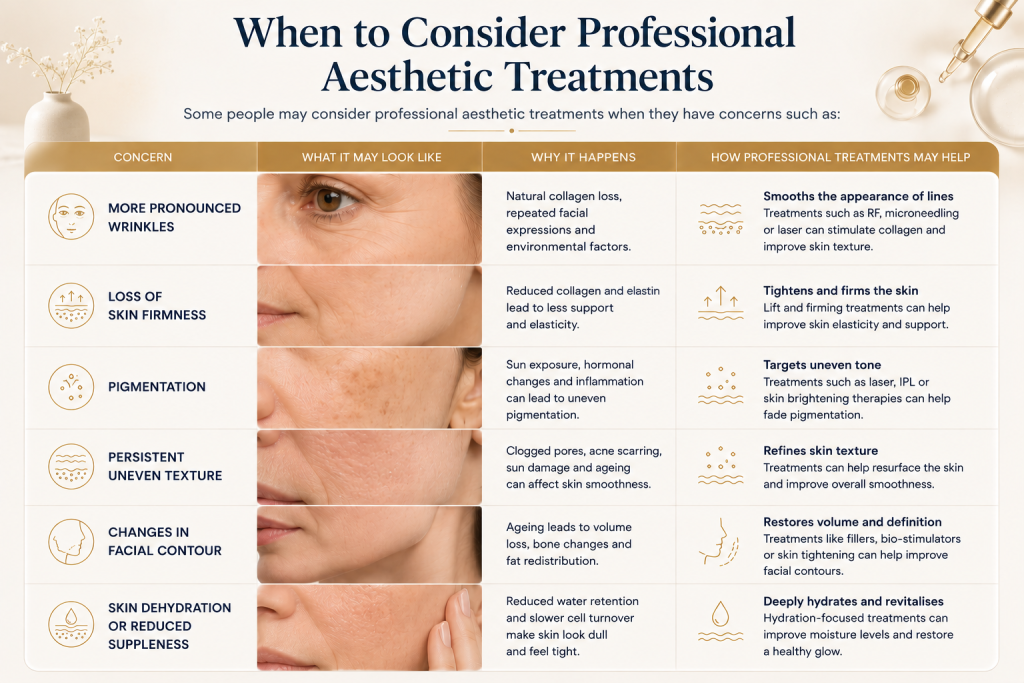 When to Consult Professional Aesthetic Treatments
